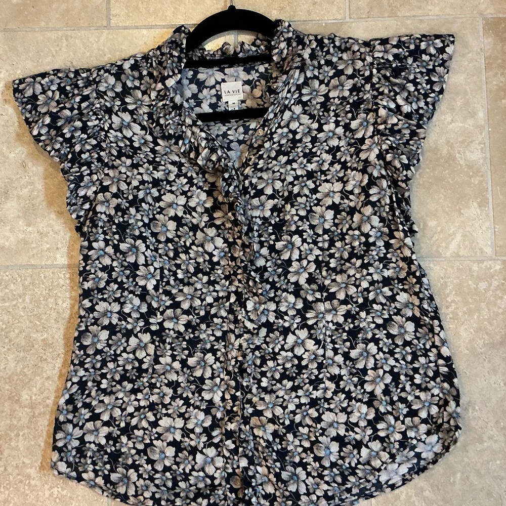Rebecca Taylor La vie floral blouse